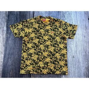 Supreme Floral Small Box Logo Floral Tee T Shirt Black Size Medium SS20